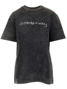 Alexander Wang | Alexander Wang Faded Effect Short-Sleeved T-Shirt商品图片,7.6折