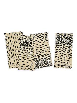 商品Tina Chen Designs | Abstracts Leopard 4-Piece Napkins Set,商家Saks Fifth Avenue,价格¥931图片