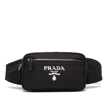Prada | 【预售3-7天】PRADA/普拉达 21年秋冬 男士黑色尼龙皮革腰包2VL977_2D0P_F0002_V_WTO商品图片,7.9折, 包邮包税