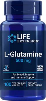 商品Life Extension L-Glutamine - 500 mg (100 Vegetarian Capsules),商家Life Extension,价格¥83图片