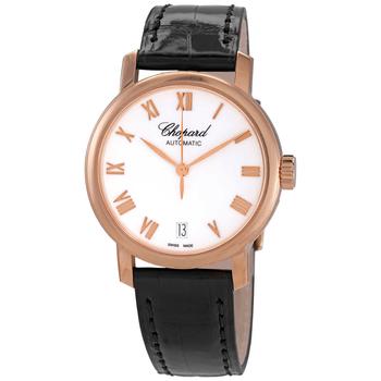 Chopard | Classic White Dial 18kt Rose Gold Automatic Ladies Watch 124200-5001商品图片,6折