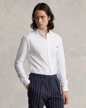 Ralph Lauren | Cotton Jersey Button Down Shirt,商家Bloomingdale's,价格¥492