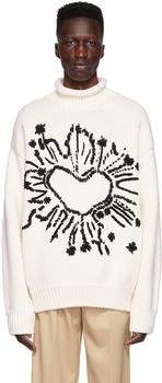 We11done | Off-White Wool Sweater商品图片,3.1折