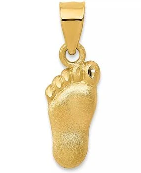 Macy's | Baby Foot Charm Pendant in 14k Yellow Gold,商家Macy's,价格¥561