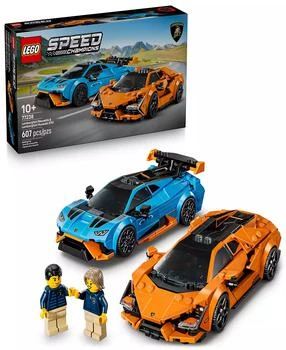 LEGO品牌, 商品LEGO Speed Champions Lamborghini Revuelto Huracán STO 77238, 607 Pieces, 价格¥368