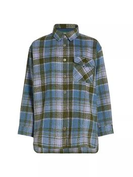 推荐Plaid Wool Shirt Jacket商品