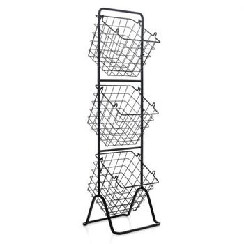 Hivvago | 3-Tier Fruit Basket Stand with Adjustable Heights,商家Premium Outlets,价格¥493