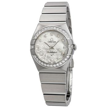欧米茄星座, [二手商品] Omega | Pre-owned Omega Constellation Diamond Mother of Pearl Dial Ladies Watch 123.15.24.60.55.005商品图片 4.3折