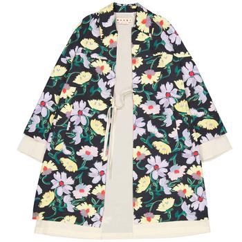 推荐Marni Ladies Floral-print Oversized Coat, Brand Size 38商品