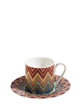 MISSONI HOME COLLECTION | Zig Zag 2 Piece Espresso Set,商家LUISAVIAROMA,价格¥1996