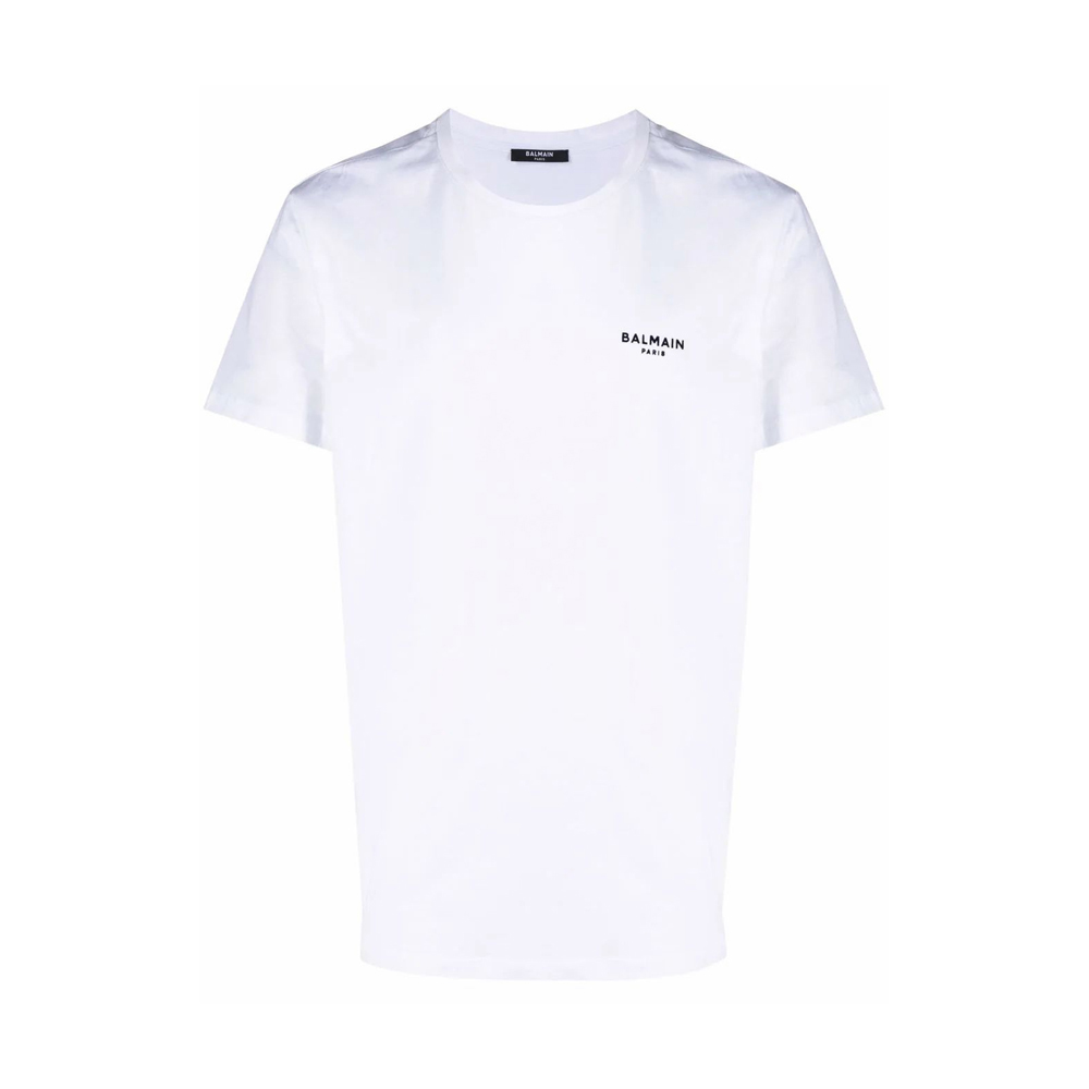 推荐BALMAIN 白色男士T恤 WH0EF000B150-GAB商品