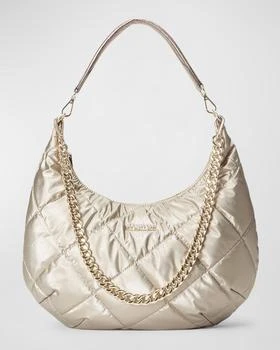 推荐Madison Quilted Metallic Shoulder Bag商品
