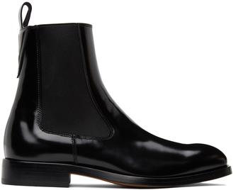 Black Polished Chelsea Boots product img