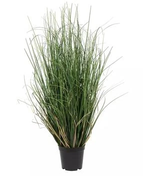 Vickerman | 24" Artificial Potted Green Curled Grass,商家Macy's,价格¥502
