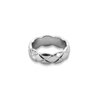 OMA THE LABEL | Nneoma 1/4" Ring in White Gold- Plated Brass,商家Macy's,价格¥551