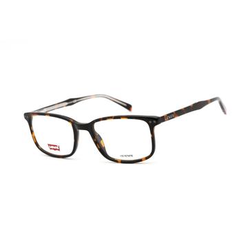 推荐Levi's Mens Tortoise Rectangular Eyeglass Frames LV501900860054商品