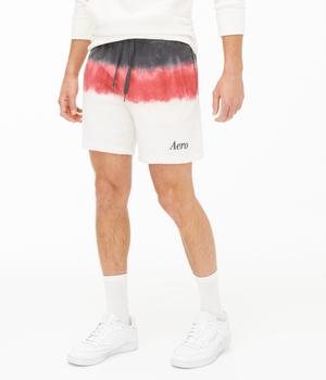 商品Aeropostale | Aeropostale Men's Logo Dip-Dye Fleece Shorts,商家Premium Outlets,价格¥72图片