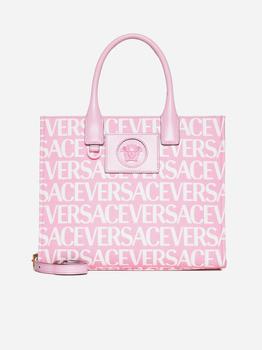 Versace | All-over logo print canvas tote bag商品图片,