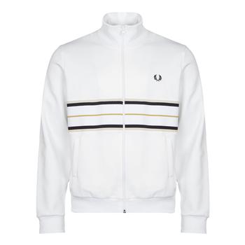 fred perry好不好, Fred Perry | Fred Perry Tramline Panel Track Top - White商品图片 