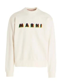 推荐Marni Logo-Printed Crewneck Sweatshirt商品