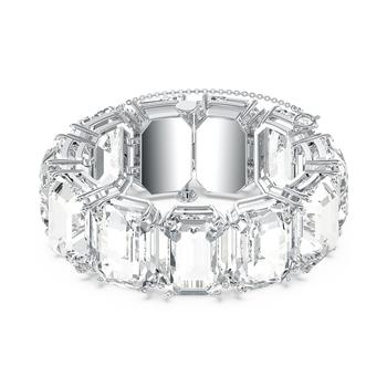 Swarovski | Silver-Tone Octagon-Crystal Flex Bracelet商品图片,