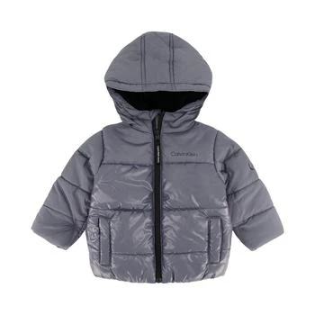 Calvin Klein | Baby Boys Shiny Blocked Bubble Jacket 5.9折, 独家减免邮费