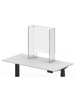 商品Luxor | Reclaim Acrylic Counter Sneeze Guard - 24" x 30" Freestanding, Clear,商家Belk,价格¥245图片