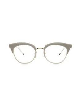 Thom Browne | 51MM Round Clubmaster Eyeglasses 5折