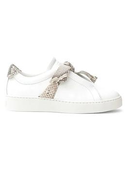 推荐Clarita Bow Python & Leather Sneakers商品