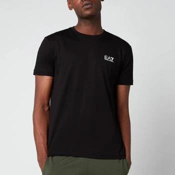 推荐EA7 Men's Train Core ID Pima Crewneck T-Shirt - Black商品