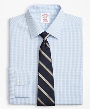 推荐Madison Relaxed-Fit Dress Shirt, Non-Iron Triple Check商品