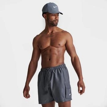 推荐Men's Nike Packable Cargo Volley 5-Inch Swim Shorts商品