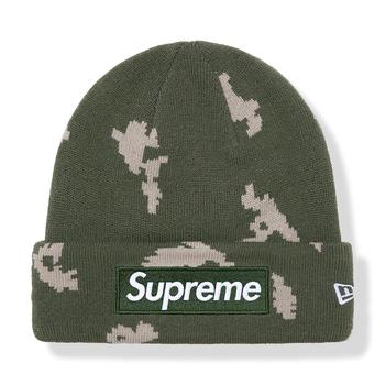 推荐Supreme New Era Camo Box Logo Beanie商品