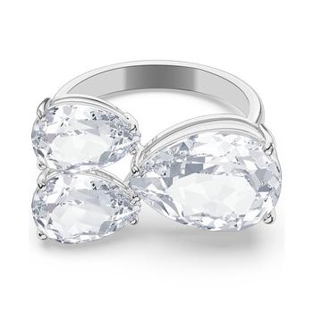 商品Swarovski | Silver-Tone Crystal Teardrop Statement Ring,商家Macy's,价格¥814图片