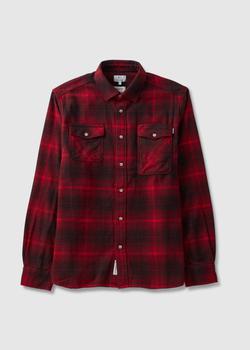 Woolrich | Woolrich Mens Cruiser Shirt In Red Check商品图片,8.3折
