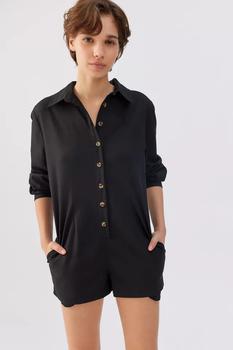 迈克达威, Urban Outfitters | UO Davey Long Sleeve Romper商品图片 5折×额外9.5折, 额外九五折