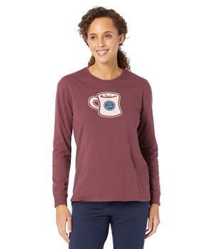 商品Life is Good | Hot Chocolate Long Sleeve Snuggle Up Sleep Tee,商家Zappos,价格¥215图片