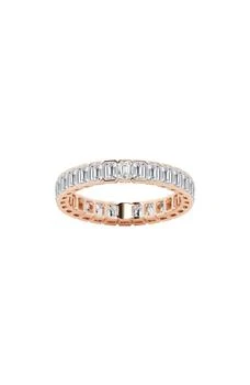 Badgley Mischka | Emerald Cut Lab Created Diamond Infinity Ring - 2.0ctw,商家Nordstrom Rack,价格¥6751