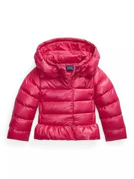 Ralph Lauren | Little Girl's Perpetual Water-Resistant Down Jacket,商家Saks Fifth Avenue,价格¥621