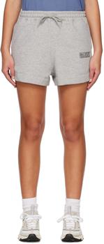 Ganni | Gray Drawstring Shorts商品图片,