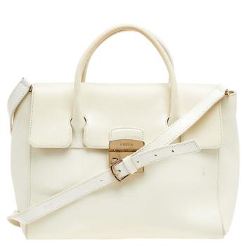 furla metropolis, [二手商品] Furla | Furla Cream Leather Metropolis Tote商品图片 5.3折