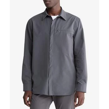 Calvin Klein | Men's Athletic Hidden-Pocket Shirt,商家Macy's,价格¥323