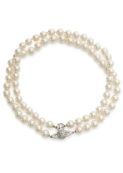 推荐Graziella orb-embellished pearl choker商品
