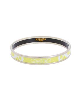 美国爱马仕手镯, [二手商品] Hermes | Hermes Enamel Narrow Bangle PM (Authentic Pre-Owned)商品图片 