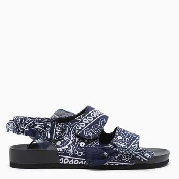 推荐Navy Paisley-print Apache sandals商品