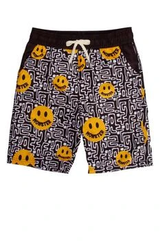 Wee Monster | Wee Monster Pattern-Printed Drawstring Swim Shorts,商家Cettire,价格¥195