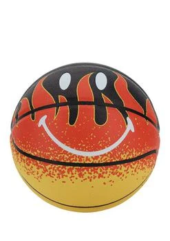 MARKET | MARKET Flame-Printed Smiley Face Basketball,商家Cettire,价格¥768