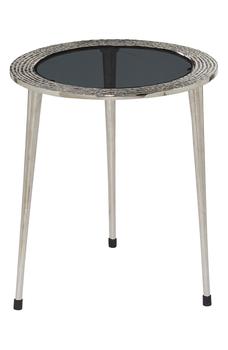 商品VIVIAN LUNE HOME | Silver Aluminum Contemporary Accent Table,商家Nordstrom Rack,价格¥1002图片