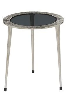 VIVIAN LUNE HOME | Silver Aluminum Contemporary Accent Table,商家Nordstrom Rack,价格¥1052