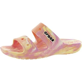 推荐Crocs Womens classic Slip On Open Toe Slide Sandals商品